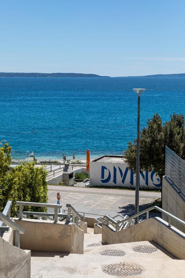 Elysian Zen Luxury Apartment - Two Bedroom Apartment With Terrace And Sea View Split Eksteriør billede